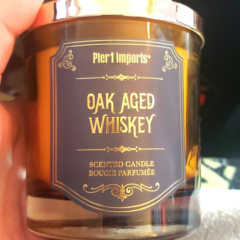 Pier One Oak Aged Whiskey Candle